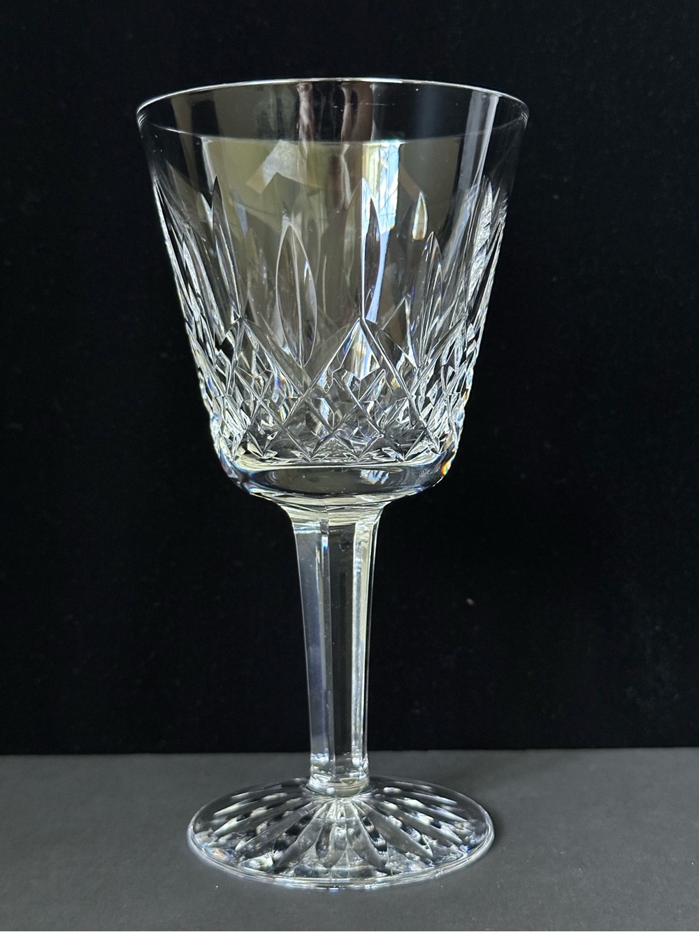 1 Claret Wine Glass Vintage Waterford Crystal Lismore Replacement Old Mark